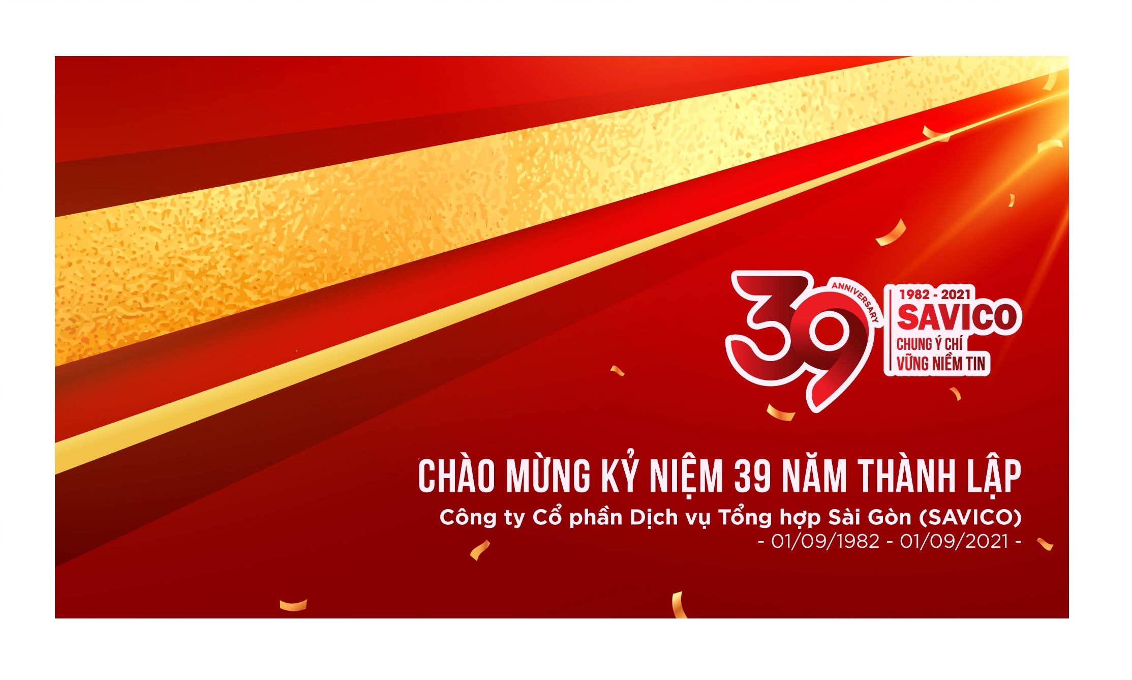 Thông điệp từ Ban Lãnh Đạo SAVICO nhân dịp Kỷ niệm 39 năm thành lập công ty (1/9/1982 - 1/9/2021)